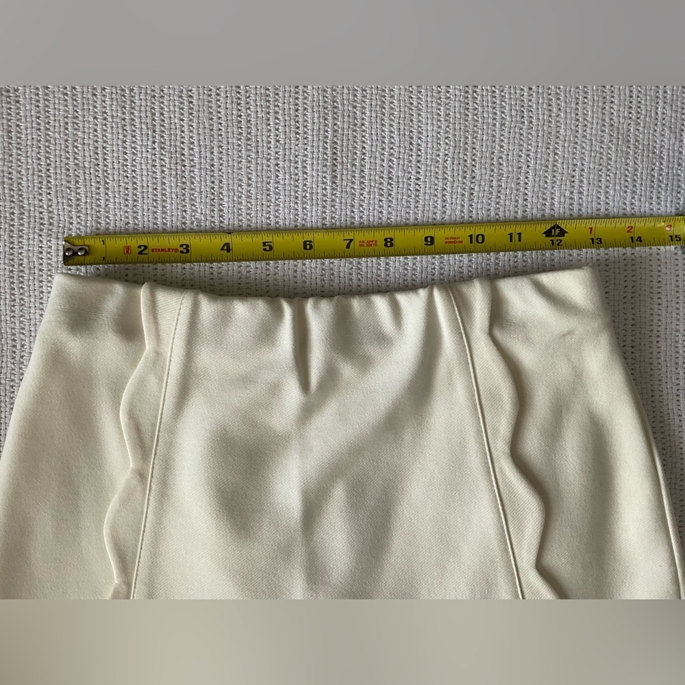 Topshop Cream A-Line Mini Skirt for Cocktail - Picture 5 of 6